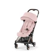 Poussette Cybex Coya Châssis Rosegold Assise Peach Pink