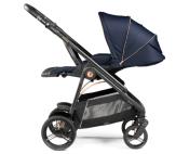 Poussette Trio Veloce + Siège auto Primo Viaggio SLK + Nacelle Culla Belvedere et support Blue Shine Peg Perego
