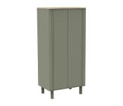 Armoire 2 portes Eleonore Kaki