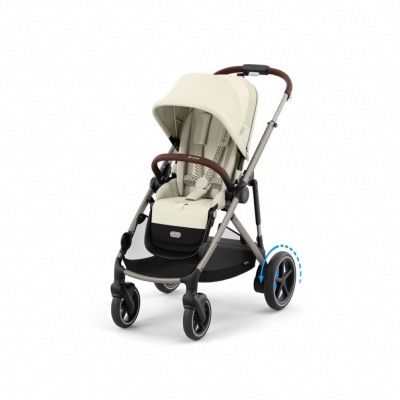 e-Gazelle S cybex Seashell Beige (Taupe Frame)