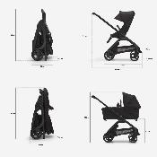 Poussette Bugaboo Dragonfly Graphite / Gris Chiné