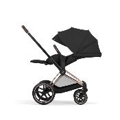 Poussette Duo Priam Confort Rosegold / Sepia Black avec Nacelle Pliable Cybex