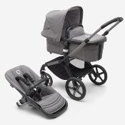 Poussette Bugaboo Fox 5 Combinée 2 en 1 Graphite / Gris Chiné