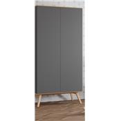 Armoire 2 portes Vox Nature gris