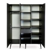 Armoire XL 4 Portes Quax Cocoon Eboni