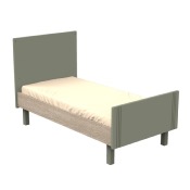 Duo Lit évolutif 140x70 + commode + plan a langer Sauthon Eléonore Kaki