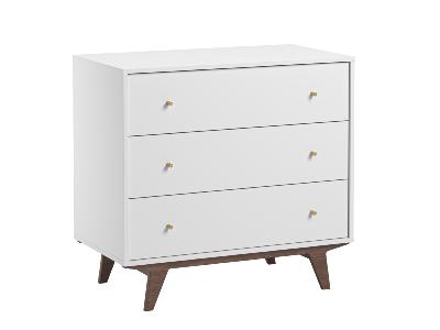 Commode 3 tiroirs Vox Mid Blanc