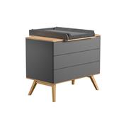 Commode 3 tiroirs Nature gris