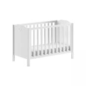 Lit bébé 120x60 Vipack Amori Blanc