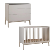 DUO LIT 120X60 + COMMODE QUAX ASHI ARGILE