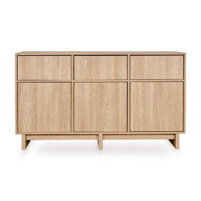 Commode XL Quax Kyo 3 tiroirs 3 portes Honey