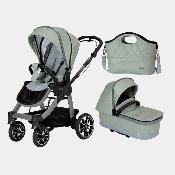 Poussette Duo Mercedes Tout Terrain GTR Sagegrey