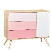 Commode Sauthon Seventies rose