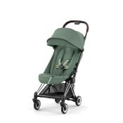Poussette Cybex Coya Châssis Chrome Assise Leaf Green