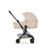 Poussette Duo Coya Confort Matt Black / Cozy Beige et nacelle pliable Cybex