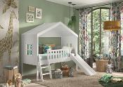 Lit Cabane Vipack Housebed Blanc 90x200